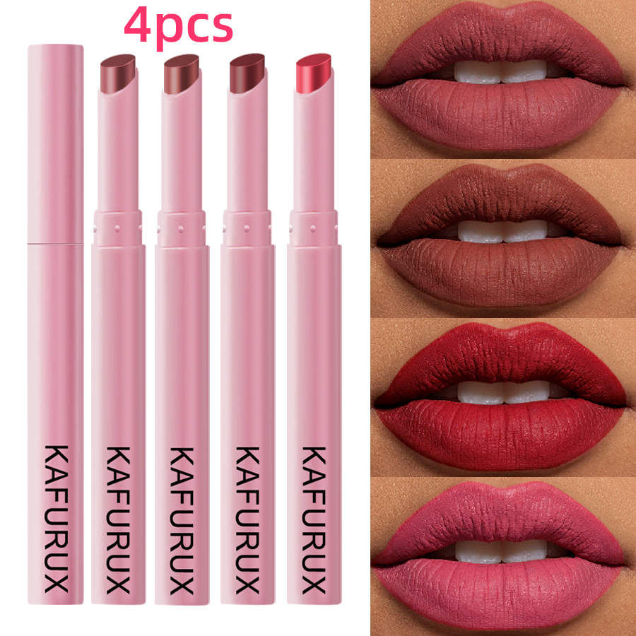 Korean Lifestyle Products - 4pcs Colorful Sexy Red Pink Lipliner
