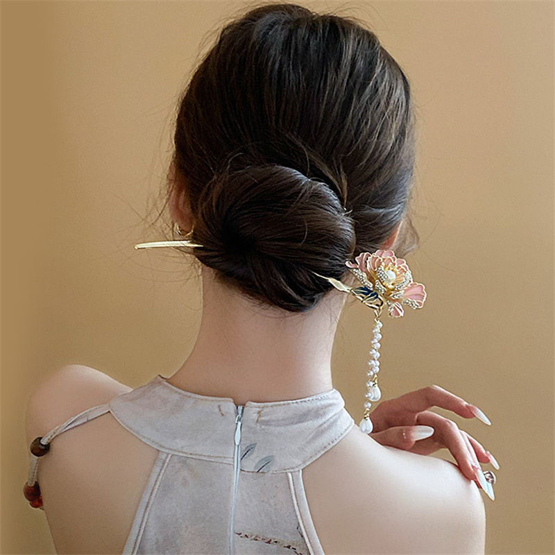 Tassel Hanfu Hair Chopsticks H - đánh giá và giá Hanbok Hair Pin