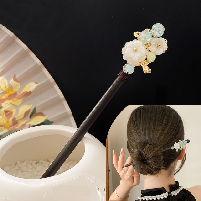 Chinese Hair Stick Step Shake  - đánh giá và giá Hanbok Hair Pin