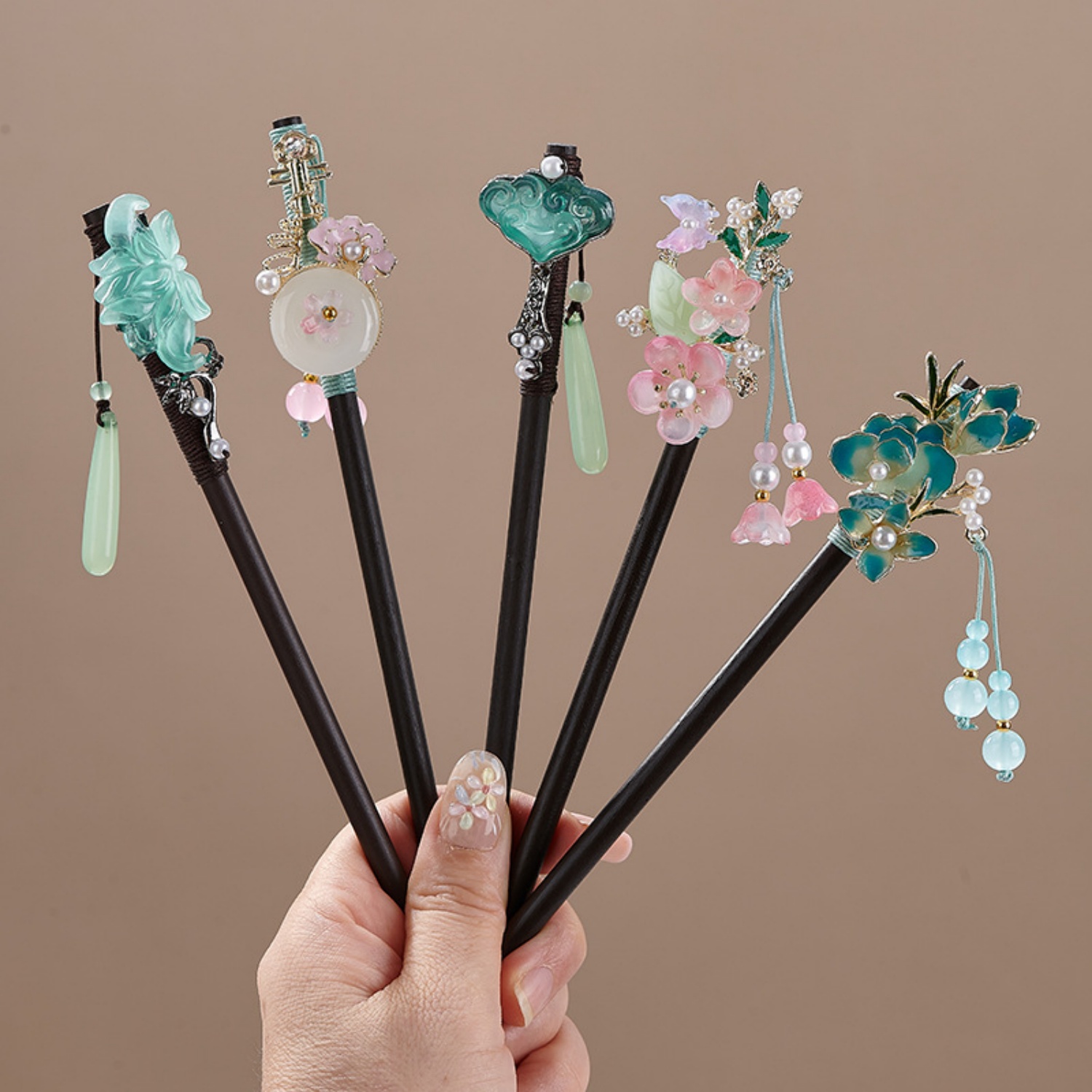 Vintage Flower Hairpin For Wom - đánh giá và giá Hanbok Hair Pin