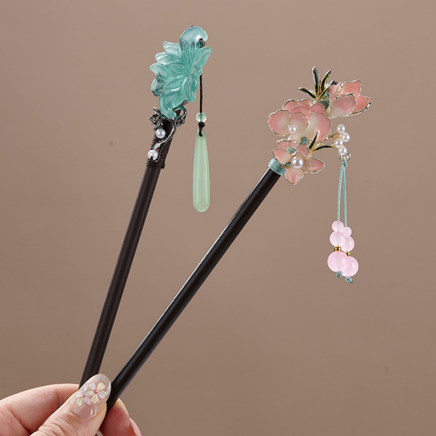 Vintage Flower Hairpin For Wom - đánh giá và giá Hanbok Hair Pin