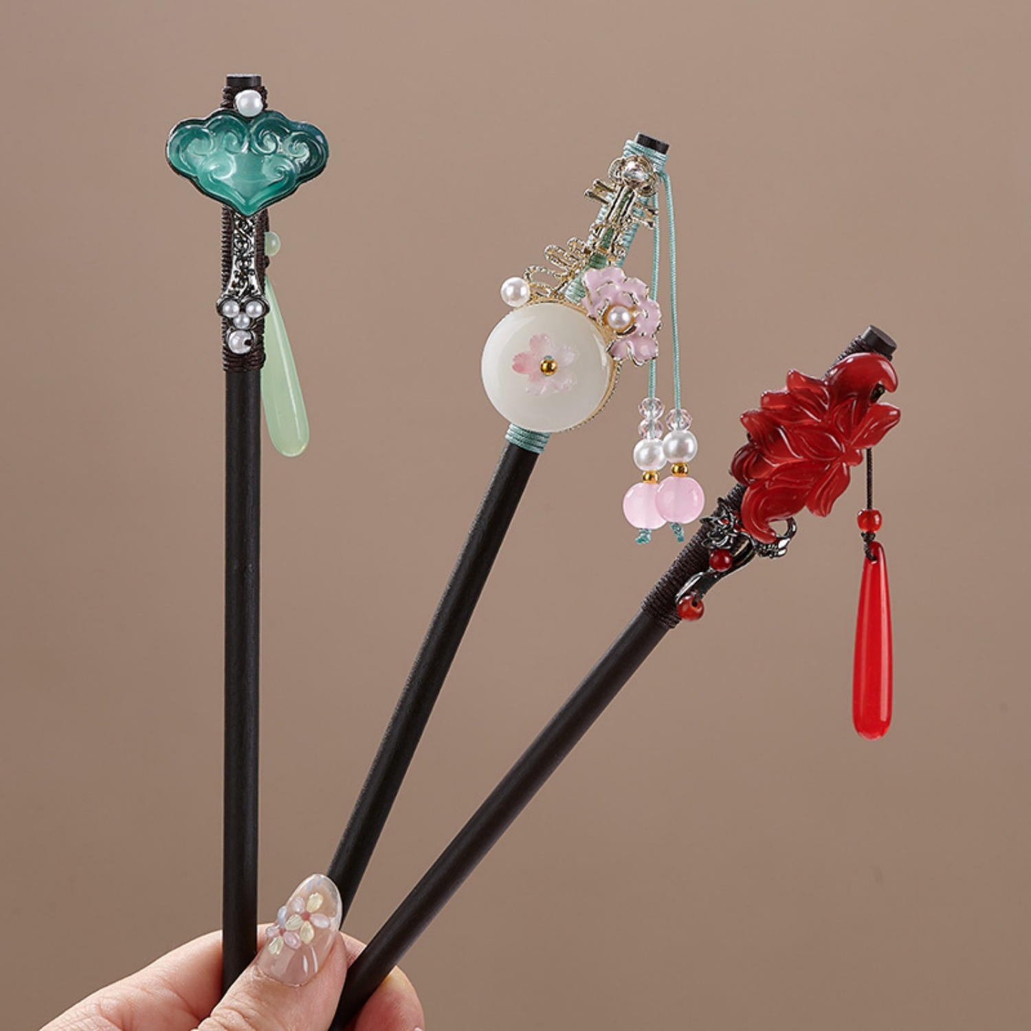 Vintage Flower Hairpin For Wom - đánh giá và giá Hanbok Hair Pin