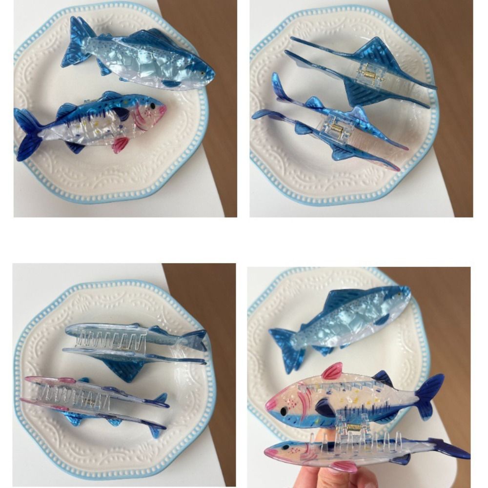 Hairpin Ocean Animal Hair Claw - đánh giá và giá Korean Lifestyle & Kids Boutique