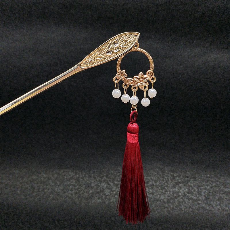 Ancient-Style Tassel Lotus Hai - đánh giá và giá Hanbok Hair Pin