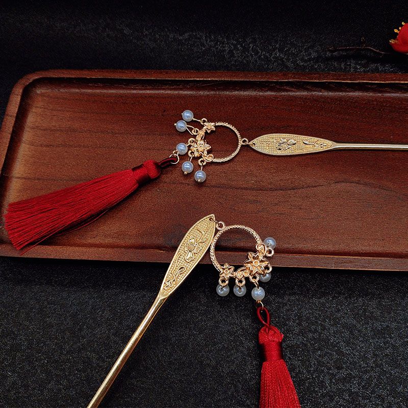 Ancient-Style Tassel Lotus Hai - đánh giá và giá Hanbok Hair Pin