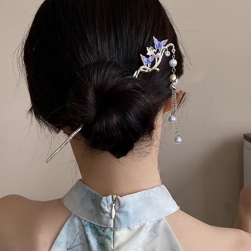 2025 New Flower Hairpin For Wo - đánh giá và giá Hanbok Hair Pin