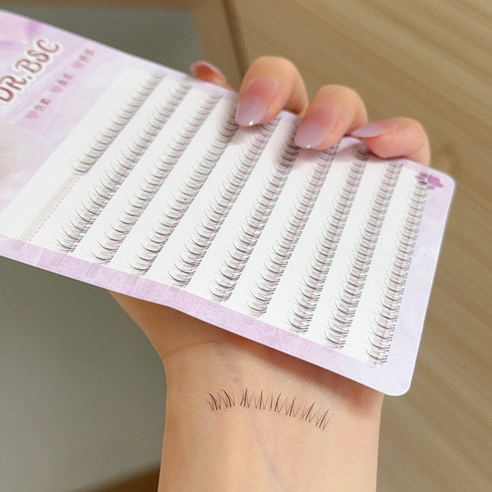 Thin Band Bottom False Eyelash - đánh giá và giá Korean Lifestyle Products